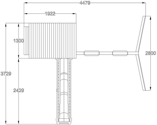 Parque Infantil Teide XL con Columpio Doble